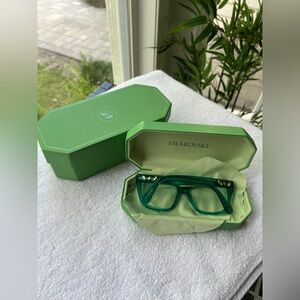 Swarovski Emerald Green Eyewear with Case